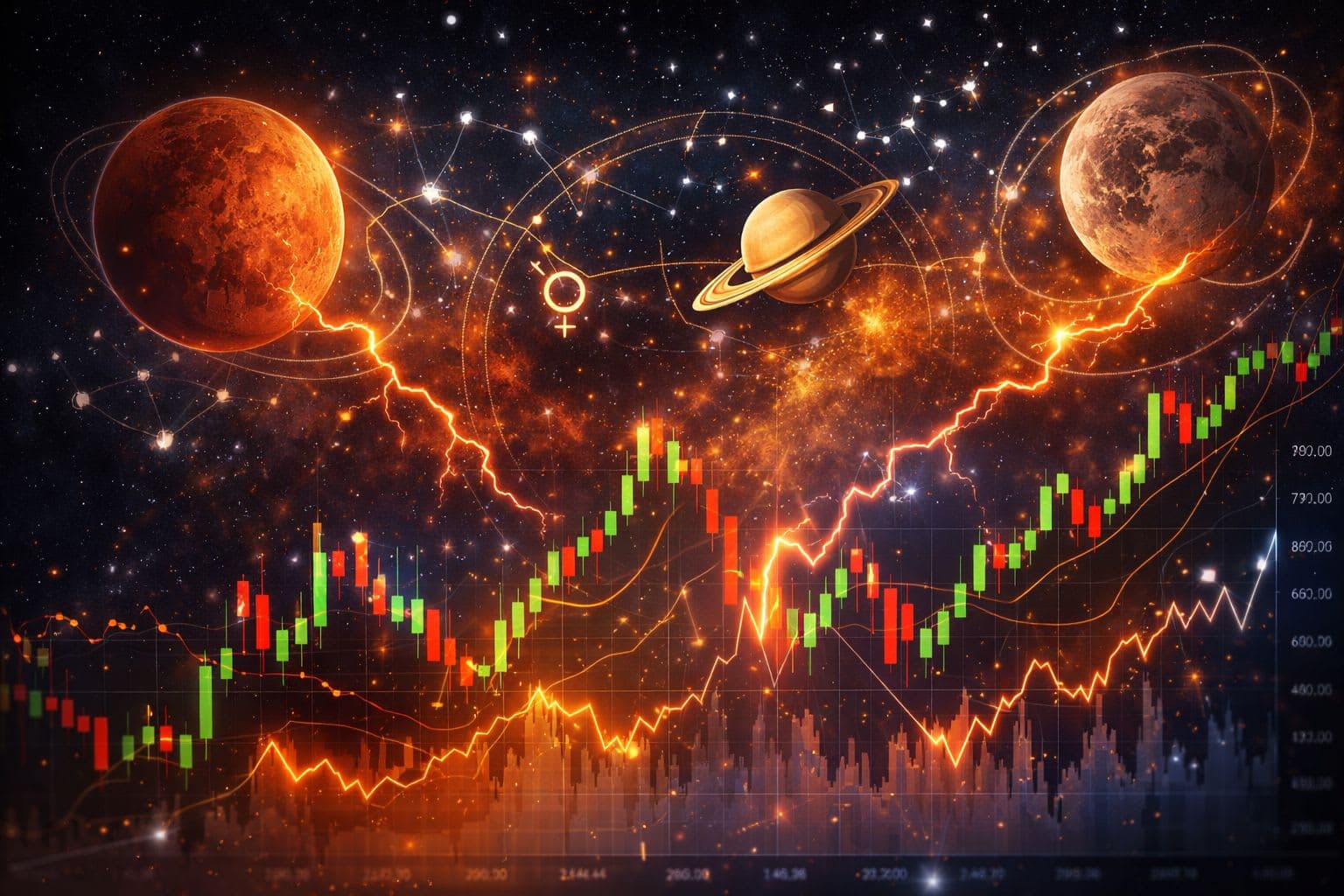 Mapping Market Volatility: How Planetary Cycles Align with Sudden Market Moves