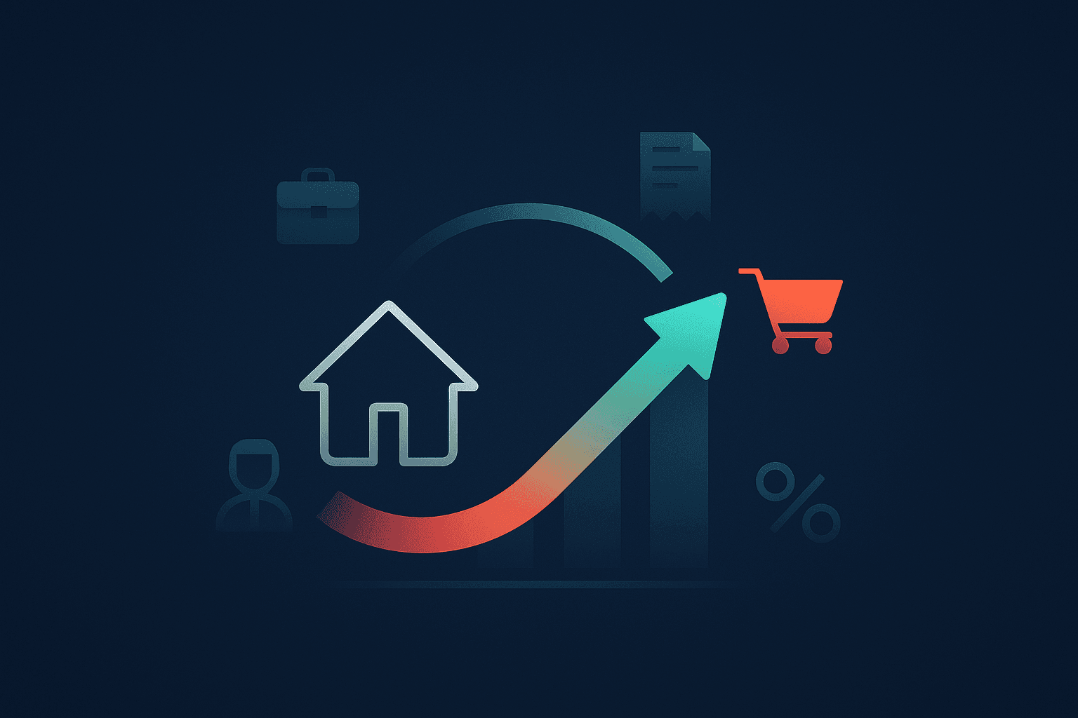 A set of house keys on a mortgage document — affordability banner
