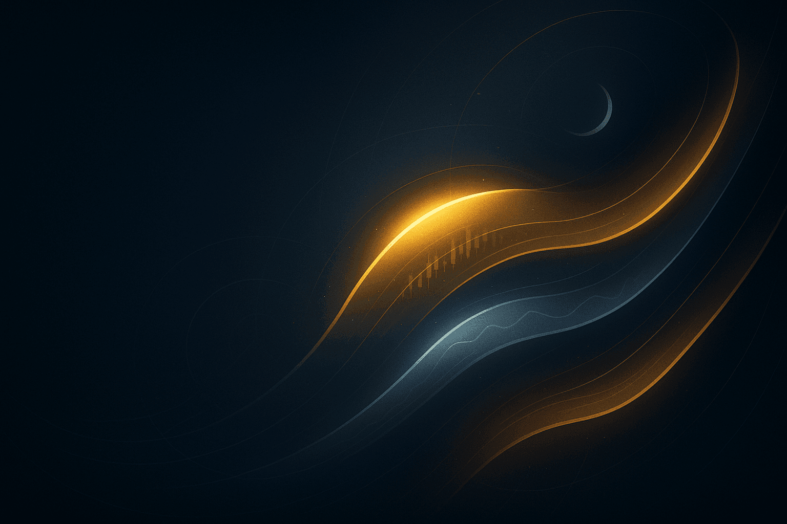 Gold, silver, and copper — abstract market texture