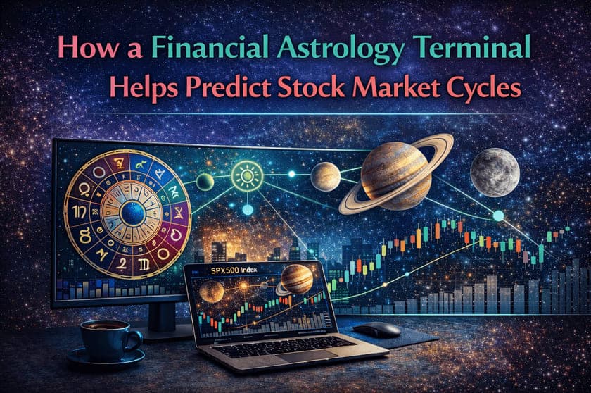 How a Financial Astrology Terminal Helps Predict Stock Market Cycles