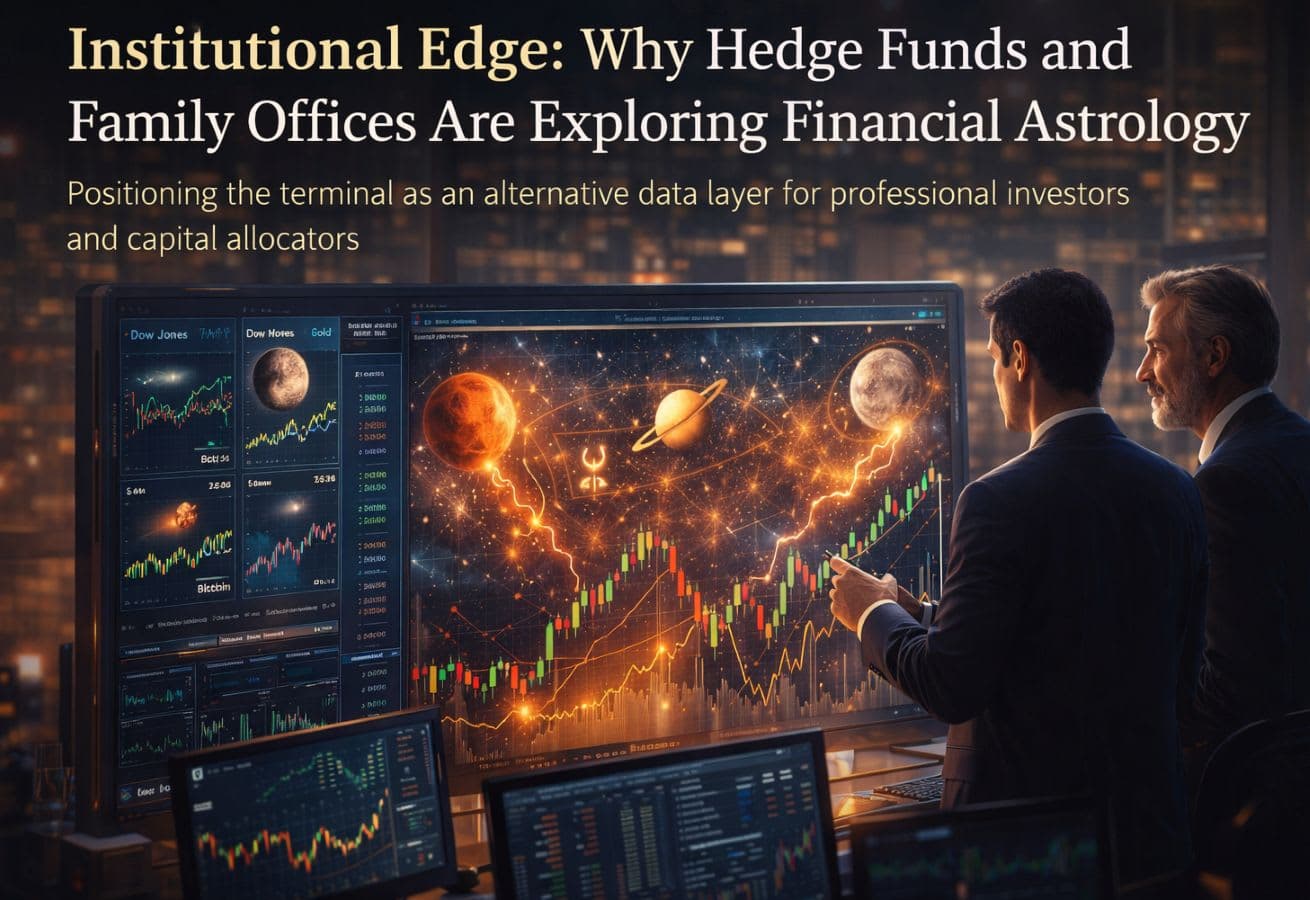 Institutional Edge: Why Hedge Funds and Family Offices Are Exploring Financial Astrology