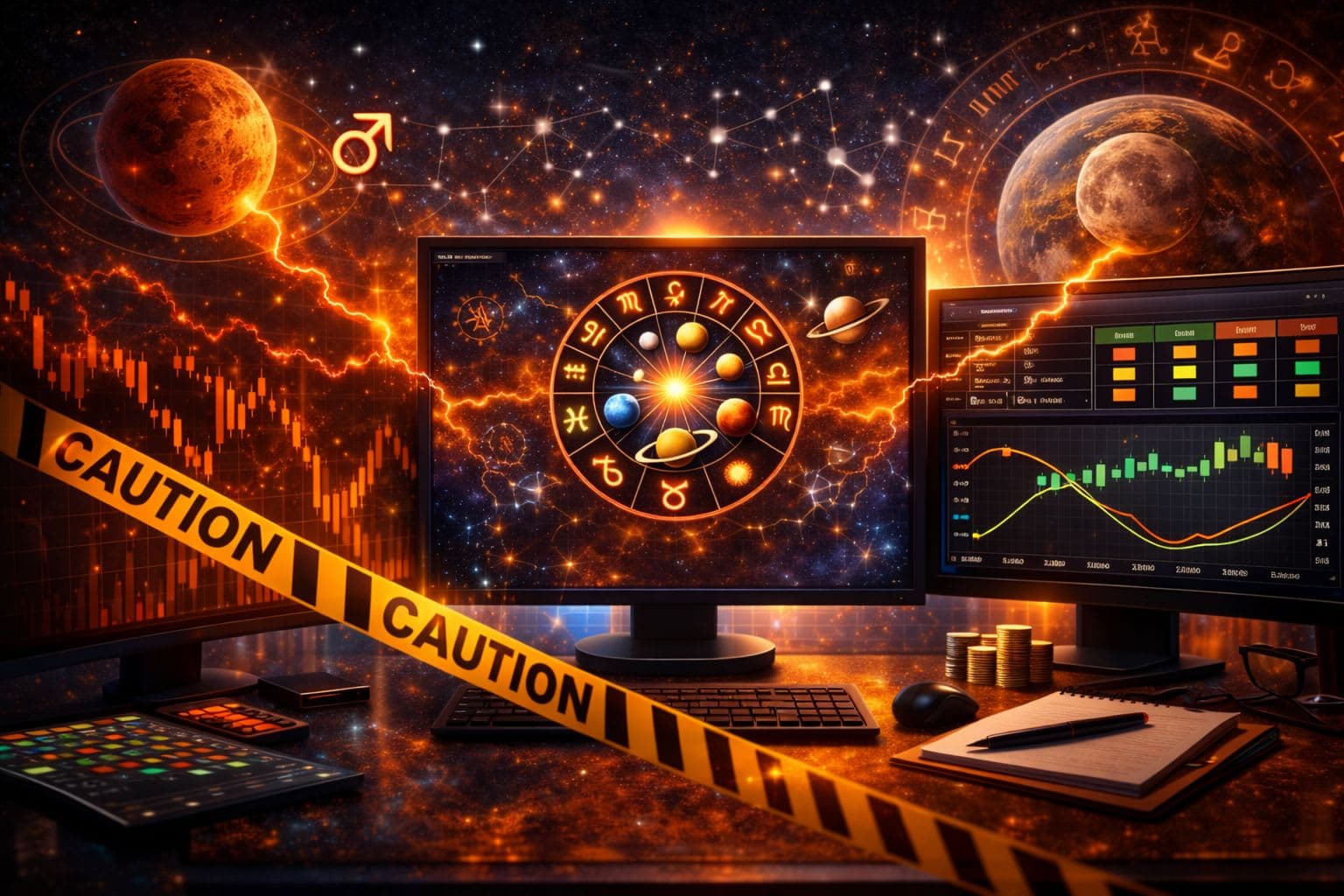 Risk Management Through Financial Astrology: Avoiding High-Risk Trading Weeks